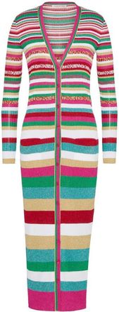 Valentino Garavani Stripes Lurex Cardigan