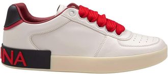 Dolce & Gabbana Portofino Sneakers In Soft Calfskin
