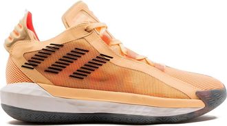 adidas Dame 6 low-top sneakers - women - Polyester/Rubber/Fabric - 8.5 - Orange