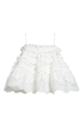 Zimmermann Alchemy Ruched Bandeau Camisole in Ivory at Nordstrom, Size 4