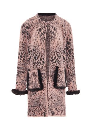 Faina Vest Dames roze/zwart