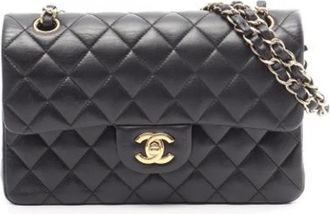 Chanel Pre-owned Vintage Schoudertas - Dames - Vintage Schoudertas - Zwart - ONE Size - Leer - Vintage