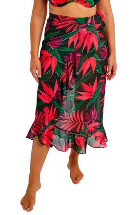 Fantasie Pichola Cover-Up Sarong Skirt in Mangrove at Nordstrom, Size Large
