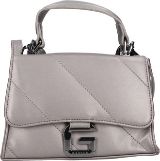 Ga&euml;lle Paris Grijze Tassen - Dames - Handtassen - Grijs - ONE Size - Leer - Tassen