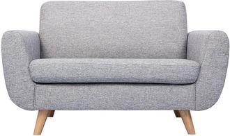 Miliboo Miliboo - Sofá de diseño 2 plazas gris pure