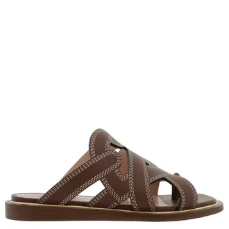 Bally Glada Leather Flat Sandals
