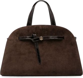 Tory Burch Tory Burch Romy su&egrave;de leren Boston-tas