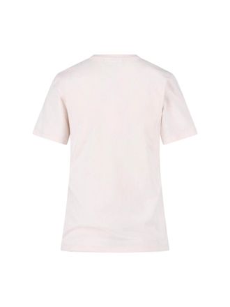 Maison Kitsun&eacute; Womens T-Shirts And Polos Pink Cotton