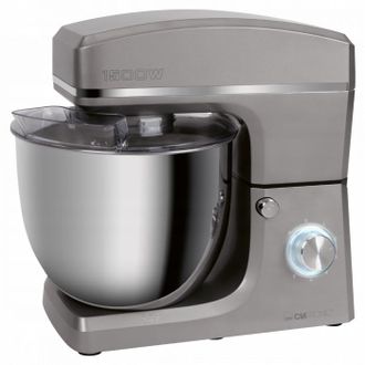 OEM Clatronic Km 3765 Titan Gris Plata Probot Para Alimentaci&oacute;n, Bol Grande 10 L - 6 Kg, 1500 W