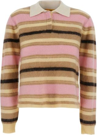 Guest In Residence Grizzly Cropped Rugby - Dames - Polos - Veelkleurig - S - Katoen - Tops