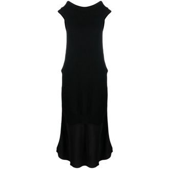 Semicouture Maxi Jurken - Dames - Maxi kleedjes - Zwart - M - Kleedjes