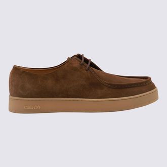 Churchs Brown Suede Formal Shoes