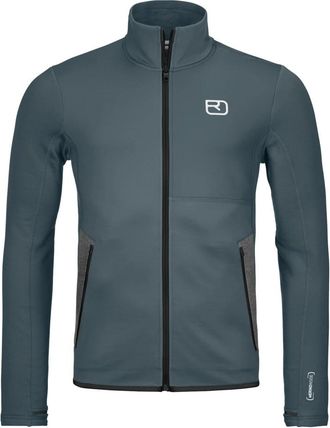 Ortovox Fleece Jacket - Heren - Ski Jassen - Groen - S - Wol - Fitness