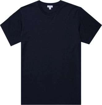 Sunspel Riviera T-Shirt - Heren - T-shirts - Blauw - XL - Katoen - Tops