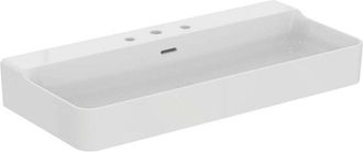 Ideal Lavabo Conca 1000x450x165mm Blanco 3 Orificios Para Grifer&iacute;a, Con Rebosadero Ideal Standard