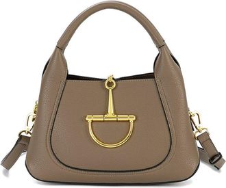 Tiffany & Fred Pebbled Leather Top Handle Shoulder Bag