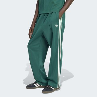 adidas Sporthose ADIDAS ORIGINALS BAGGY, Damen, Gr. XXL, N-Gr, collegiate gr&uuml;n, Obermaterial: 52% Baumwolle, 48% Polyester, Hosen Sporthose