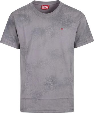Diesel Casual T-Norm T-shirt - Heren - T-shirts - Grijs - M - Tops