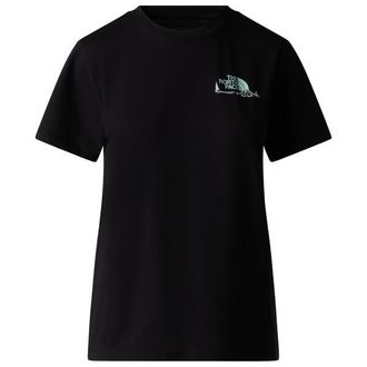The North Face Monte Short Sleeve Graphic Tee T-Shirt f&uuml;r Damen | schwarz