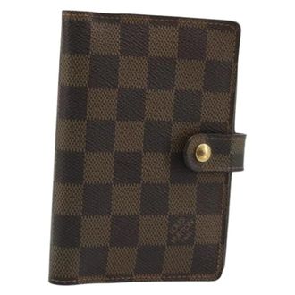 Louis Vuitton Pre-owned Wallets, female, Brown, Size: ONE SIZE Pre-owned Day Planner Cover