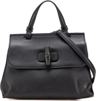 Gucci Pre-owned Handbags, female, Black, Size: ONE SIZE Pre-owned Leather gucci-bags