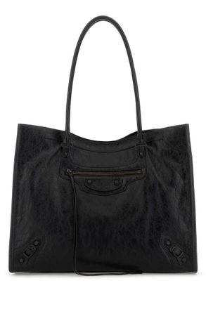 Balenciaga Black Le City Medium Tote