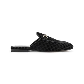 Gucci Princetown Mules - Dames - Slip ons - Zwart - 37 EU - Leer - Schoenen