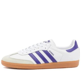 adidas Originals Adidas Originals, Sneakers, male, White, Size: 3 2/3 US Samba OG Woman Cloud White Sneakers