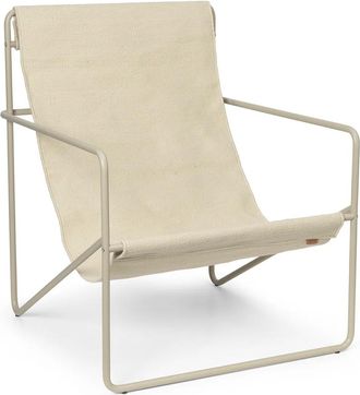 Ferm Living Desert Lounge Chair, cashmere / cloud