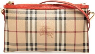 Burberry Pre-owned Burberry Haymarket Check Coated Canvas Peyton Crossbody Ladies VCTWL7WLJPE8UFNU