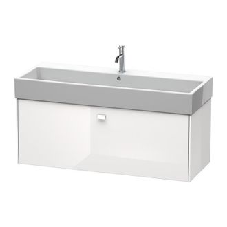 Duravit Duravit Brioso Neceser De Pared, 1 Extra&iacute;ble, 118,4 X 45,9 Cm, Para Vero Air 235012, Color (frente/cuerpo): Azul Claro Decoraci&oacute;n Mate, Mango Azul Cla