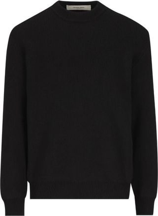 Golden Goose Truien & Vesten, Heren, Zwart, S, Katoen, Golden Crewneck Sweater