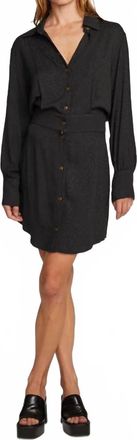 Chaser Paxton Mini Dress In Licorice