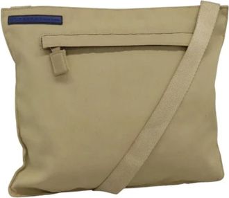 Burberry Pre-owned Nylon shoulder-bags - Dames - Vintage Schoudertas - Beige - ONE Size - Nylon - Vintage