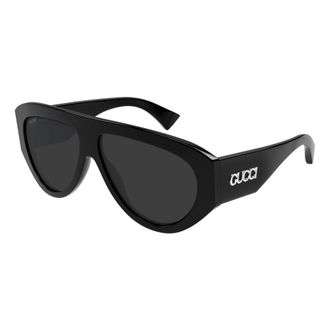 Gucci Aviator Sunglasses - male - Gucci - Sunglasses - Black - 58 MM - Accessories