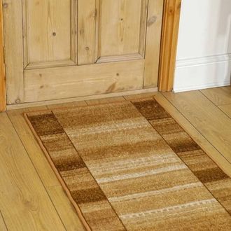 Runrug Hallway Carpet Runner Rug - Soft & Comfy, Non-Slip, 8mm - Lima in Terracotta | Size: 100 cm x 210 cm