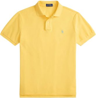Polo Ralph Lauren The Iconic geribbeld poloshirt - Geel