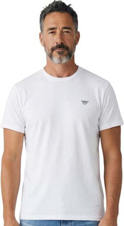 Emporio Armani White Logo Crew Neck T-Shirt