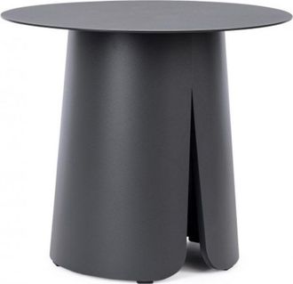 Konte Design Mesa redonda de aluminio antracita