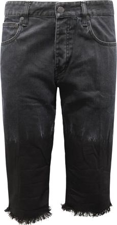 Raf Simons Bermuda Denim Shorts in Blauw - Heren - Vrijetijds broeken - Zwart - W30 - Denim - Broeken