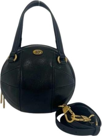 Gucci Pre-owned Vintage Schoudertas - Dames - Vintage Handtas - Zwart - ONE Size - Leer - Vintage