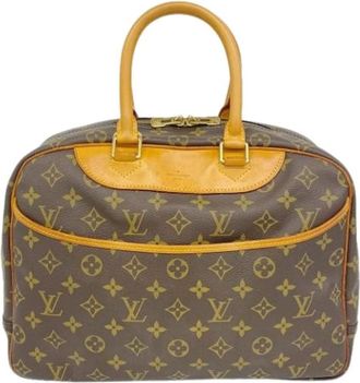 Louis Vuitton Pre-owned Handbags, female, Brown, Size: ONE SIZE Pre-owned Canvas Handbag