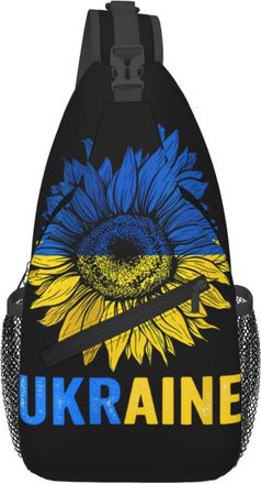 Generic Vintage Ukraine Ukrainian Sunflower Flag Cross Body Bag Lightweight Shoulder Bag Anti Theft Crossbody Bags For Cycling Traveling Outdoors