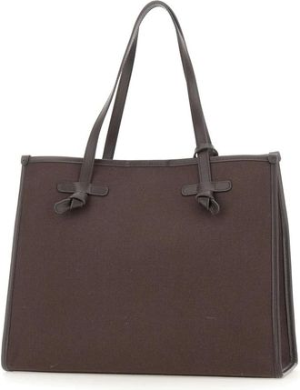 Gianni Chiarini Marcella Club Schoudertas - Dames - Shoppers - Bruin - ONE Size - Leer - Tassen