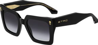Etro 0089/S 807/9O Womens Sunglasses Black Size 52
