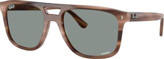 Ray-Ban RB2213CH Polarized 1423O9 Mens Sunglasses Tortoiseshell Size 55