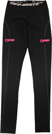 Off-white Womens Signature Leggings In Black