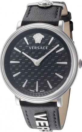Versace Womens VE8104122 Ladies V Circle Watch - Silver - One Size