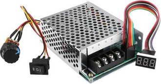 OEM Controlador De Velocidad Para Motor De Cc, Controlador De Velocidad Reversible Con Pantalla Digital, Cc 10v-55v