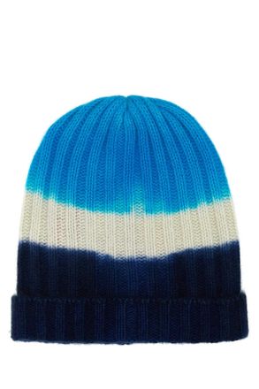 The Elder Statesman Multicolor Cashmere Beanie Hat